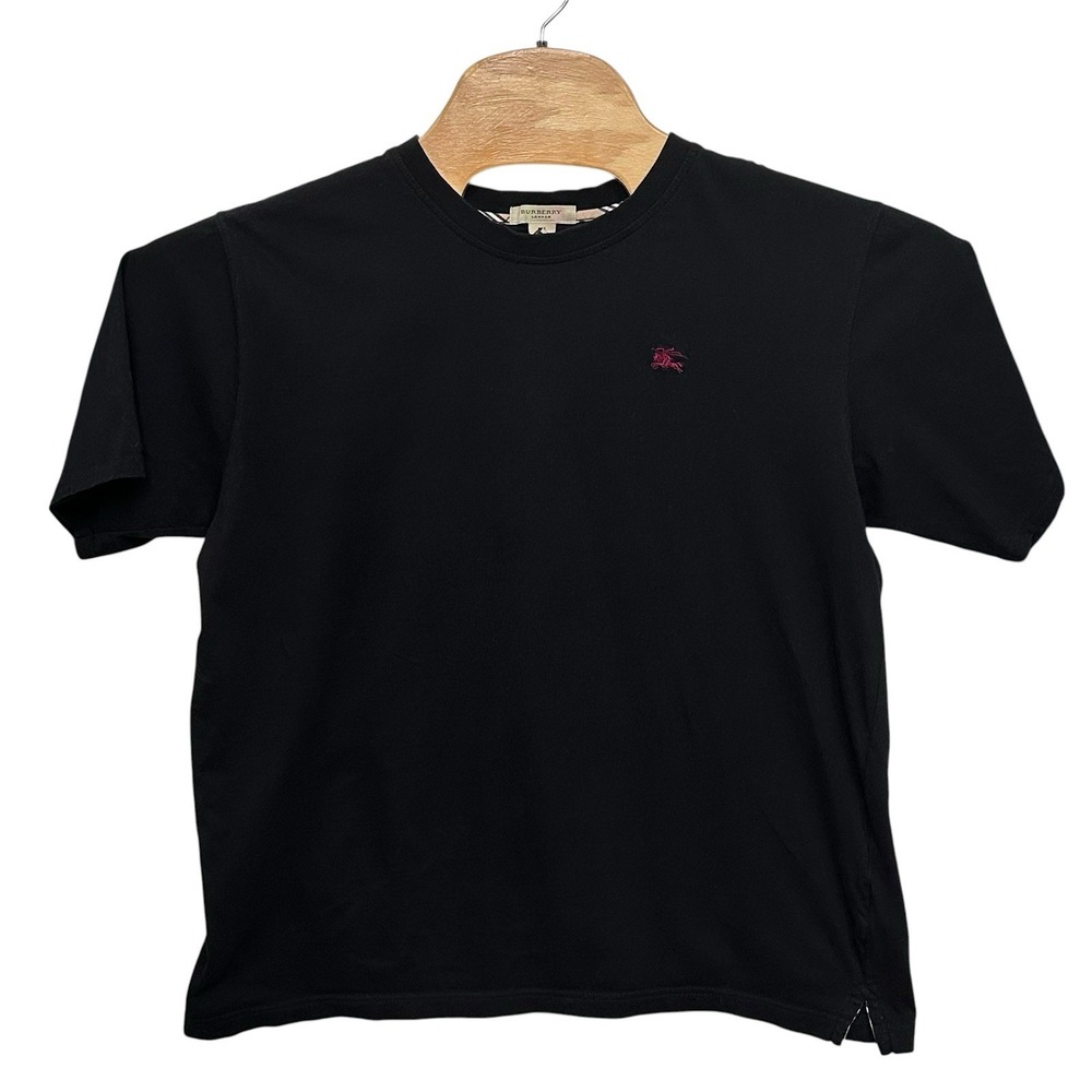 Burberry London Black Classic T Shirt Mens Size Medium Preppy